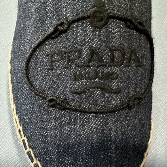 Prada dark denim espadrilles size 36 or 6 - Picture 8 of 8